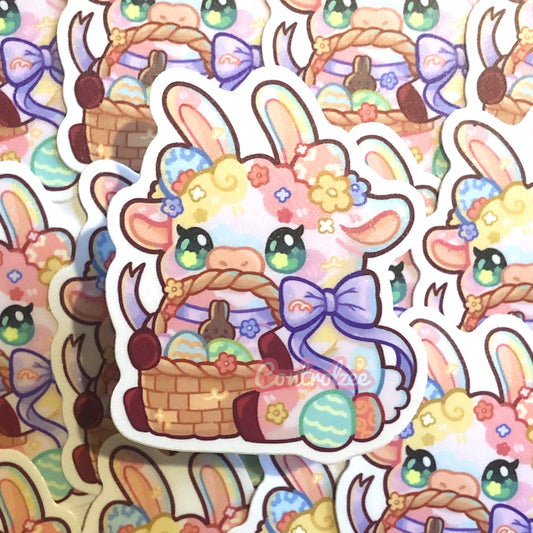 Easter Moo Sticker [Moo Mail Club]