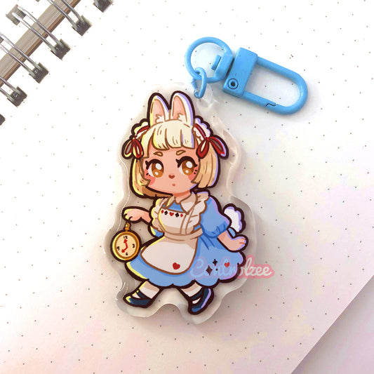 Monster Maid Bunny Acrylic Keychain