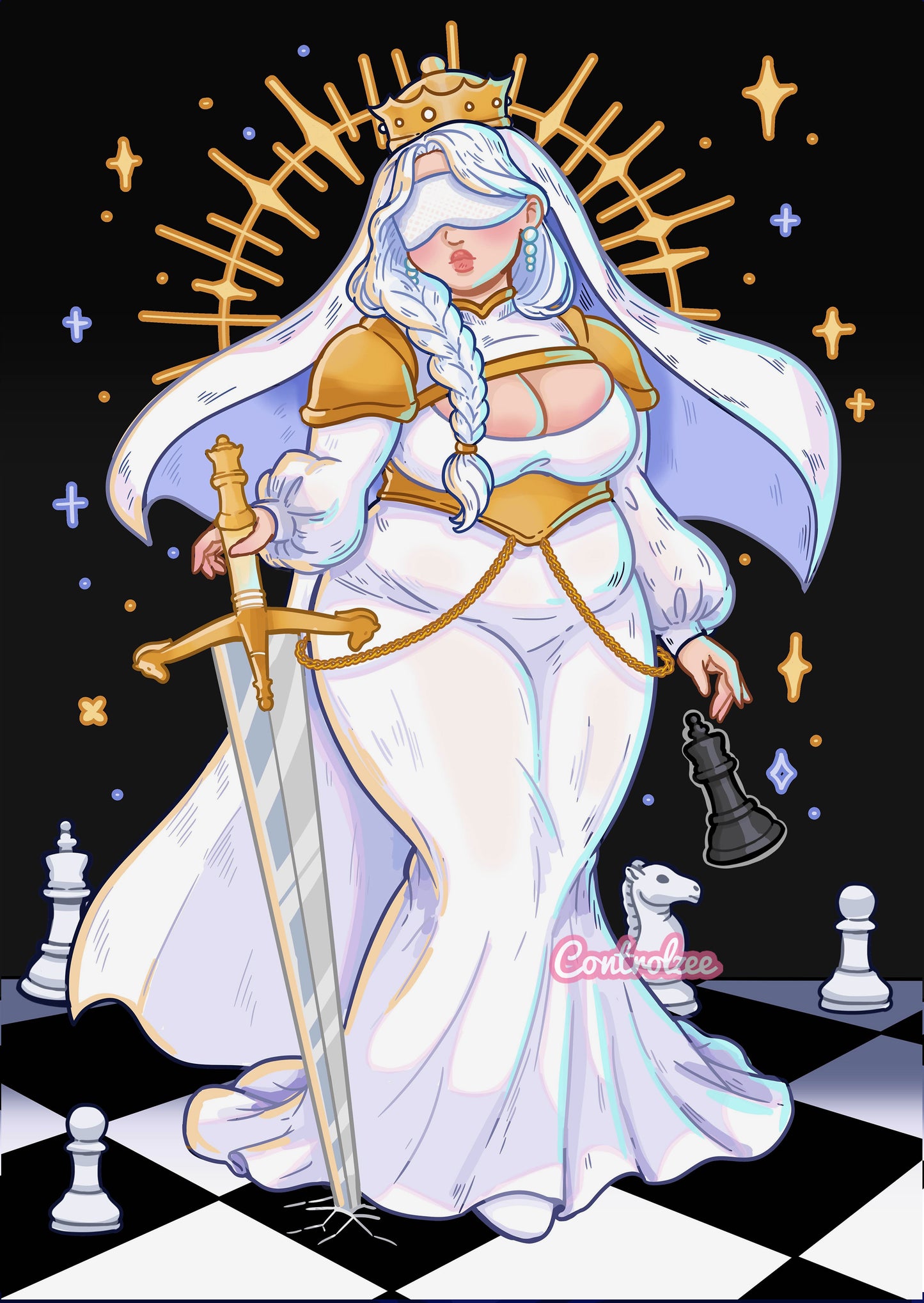 [Moo Mail Club: September] Chess Print