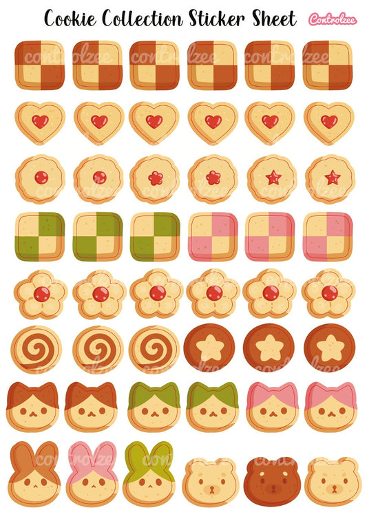 Cookie Collection Sticker Sheet