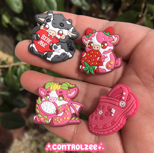 Rubber Croc Charm Set