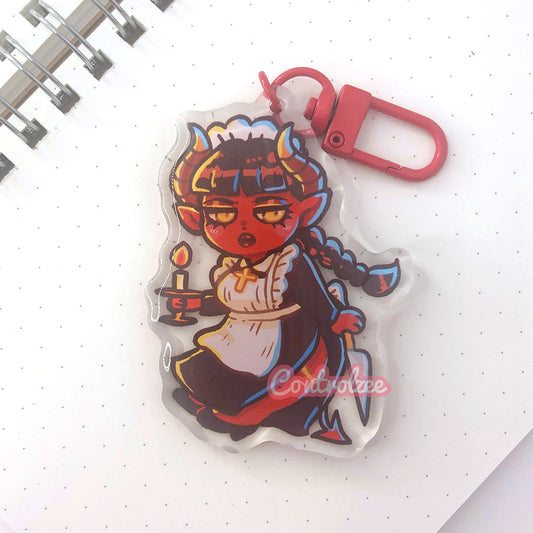 Monster Maid Demon Acrylic Keychain