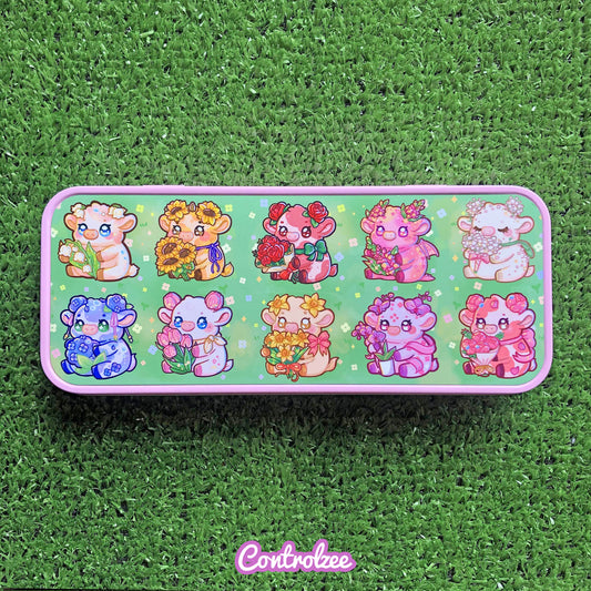 Flower Moos Pencil Case Tin