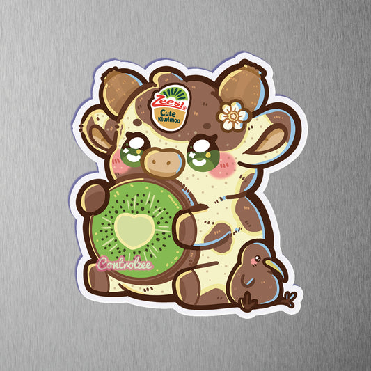 Kiwifruit Moo Magnet