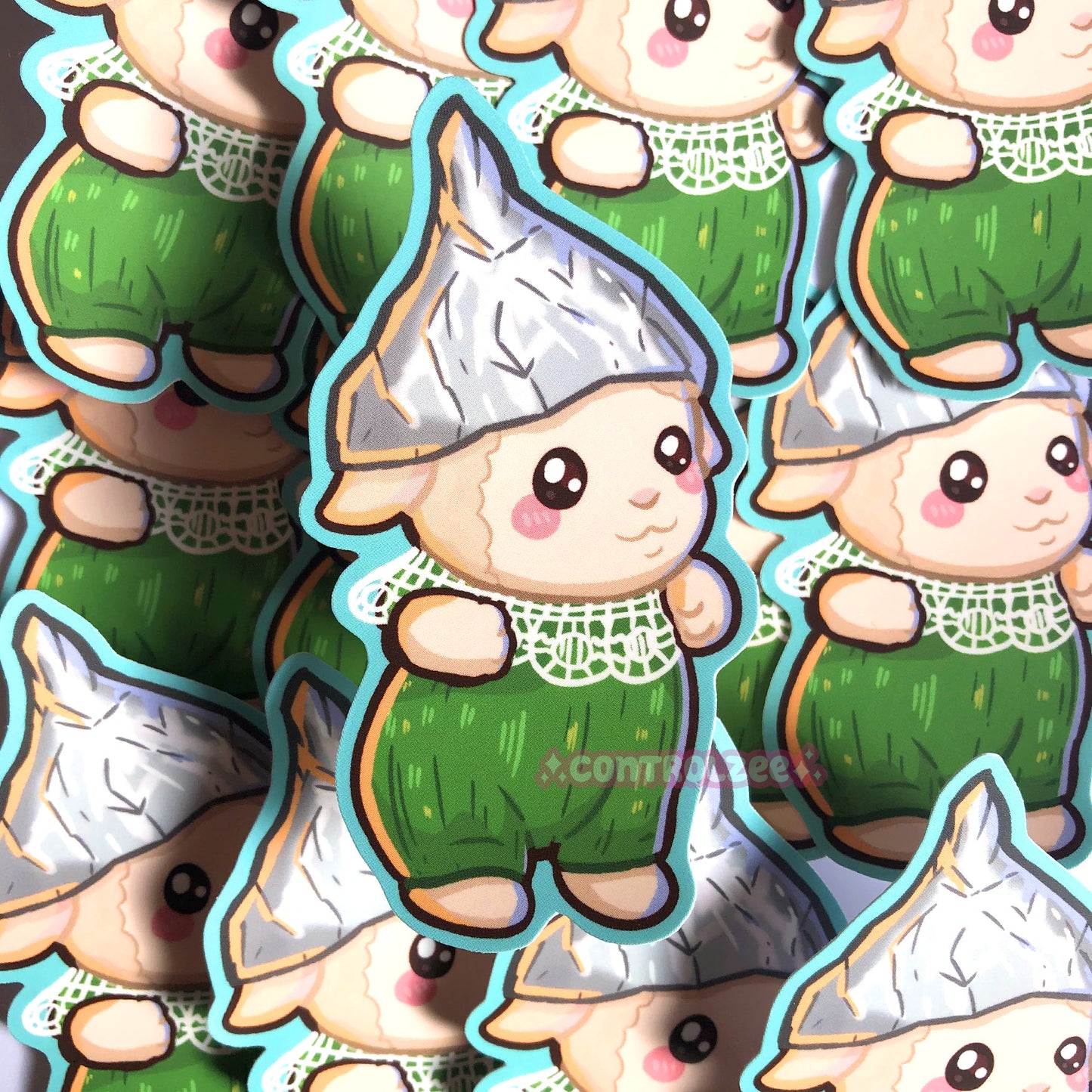 Sylvanian Tinfoil Baby Stickers