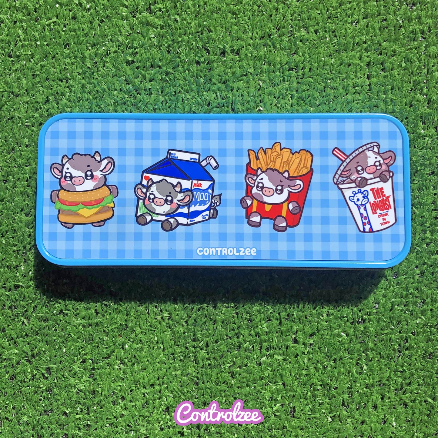 Moo Meal Menu Pencil Case Tin
