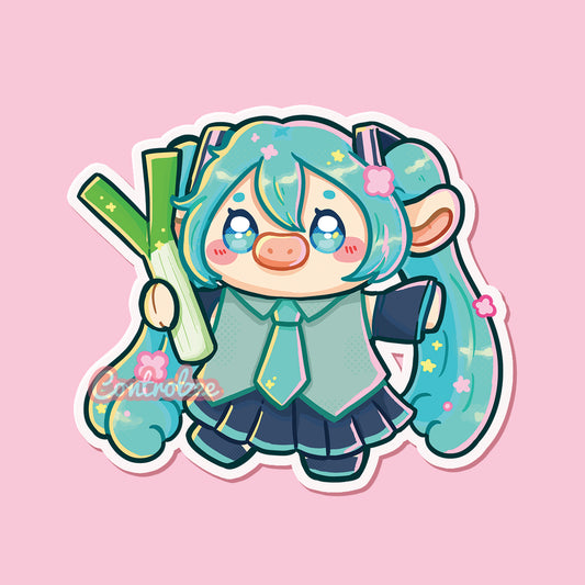 Miku Moo Sticker