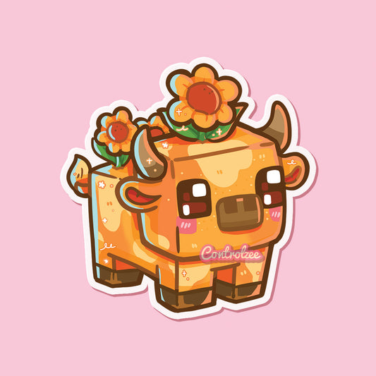 Moobloom Sticker (Minecraft)
