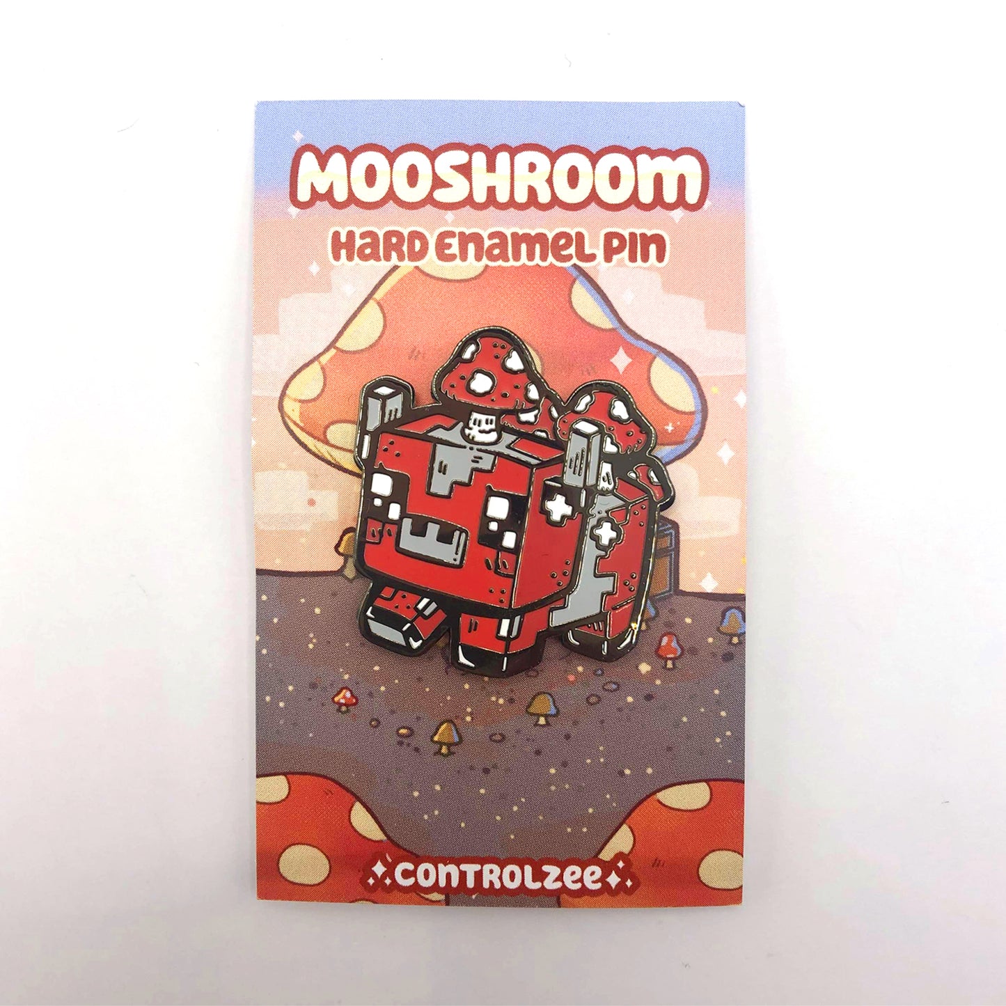 Mooshroom Enamel Pin