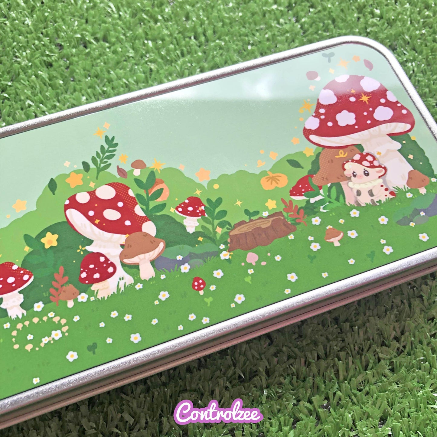 Mushroom Memories Pencil Case Tin