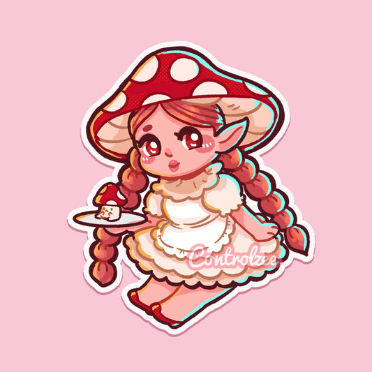 Monster Maid: Mushroom Sticker