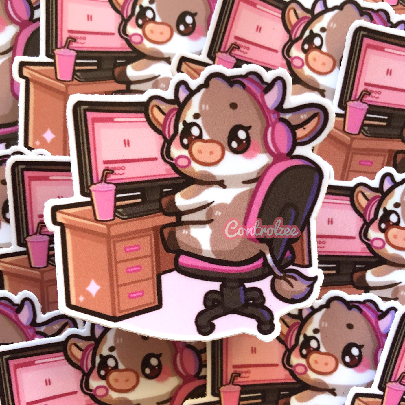 PC Cow Sticker