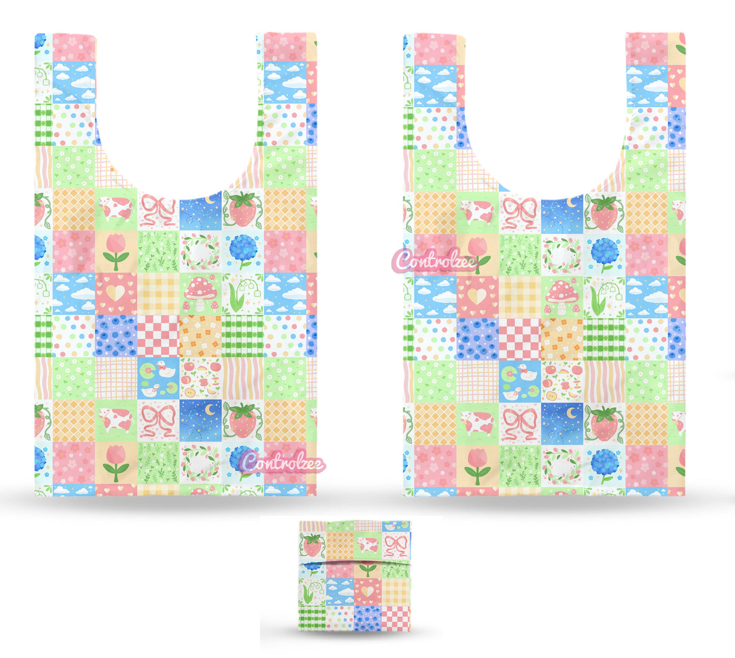 Quilt Reusable Shopping Bag