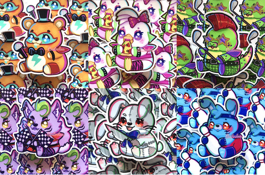 FNAF Security Breach Sticker Set