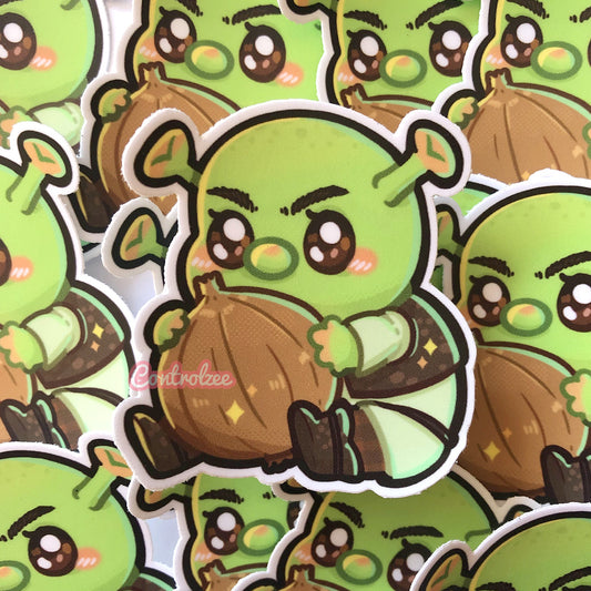 Shrek & His Onion Sticker