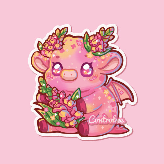 Snap Dragon Moo Sticker
