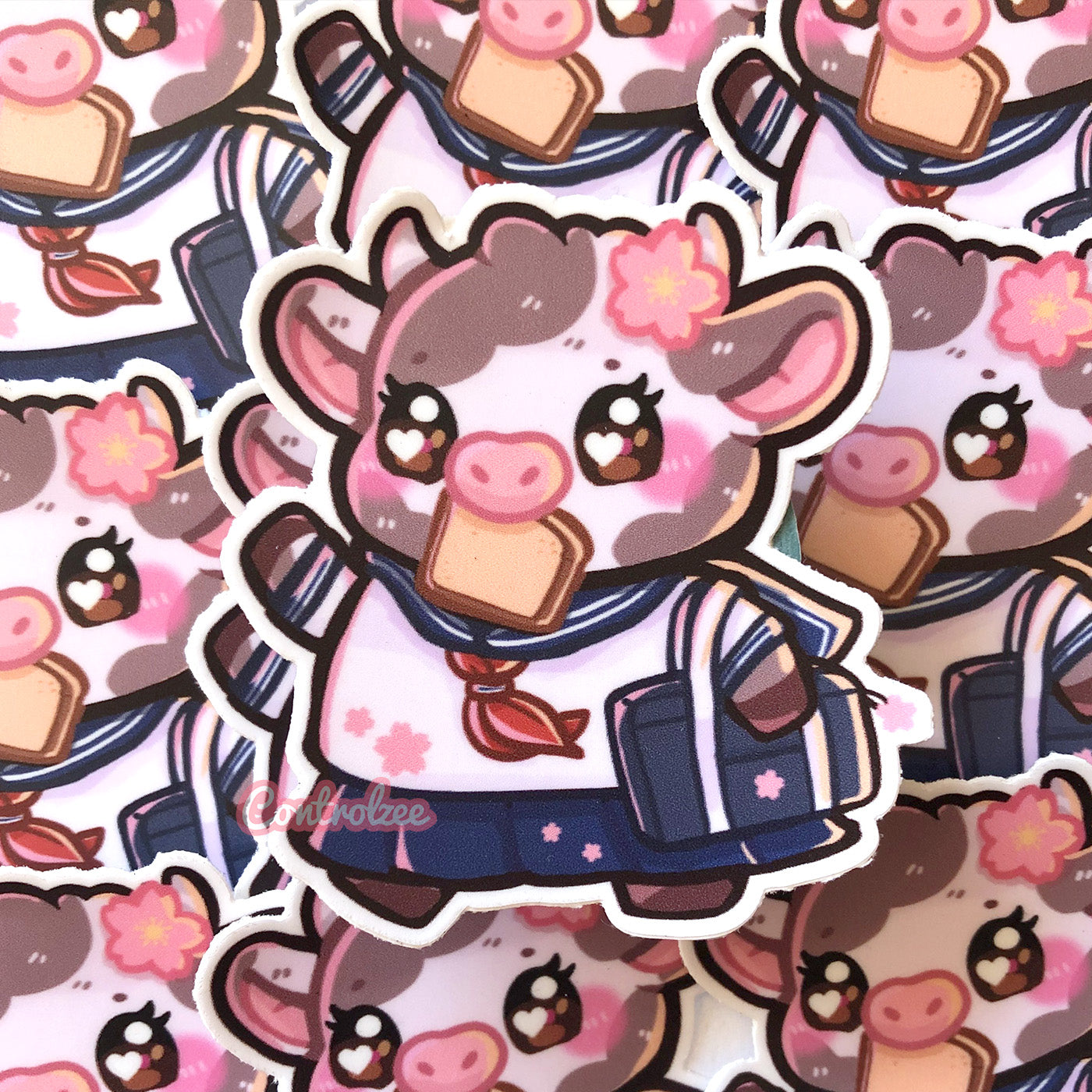 Student Moo Sticker