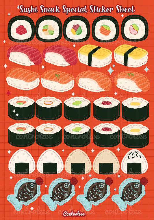 Sushi Snack Special Sticker Sheet