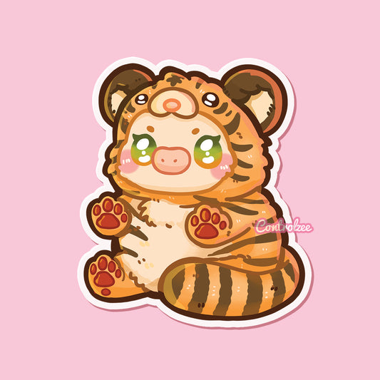 Tiger Moo Sticker