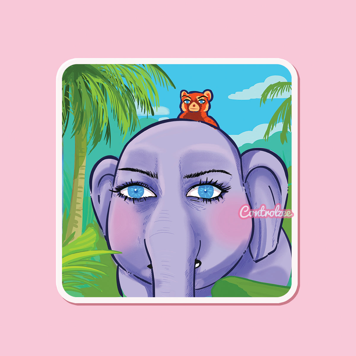 Island Princess: Tika the Elephant Sticker