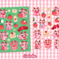 Strawberry Cow Sticker Sheet