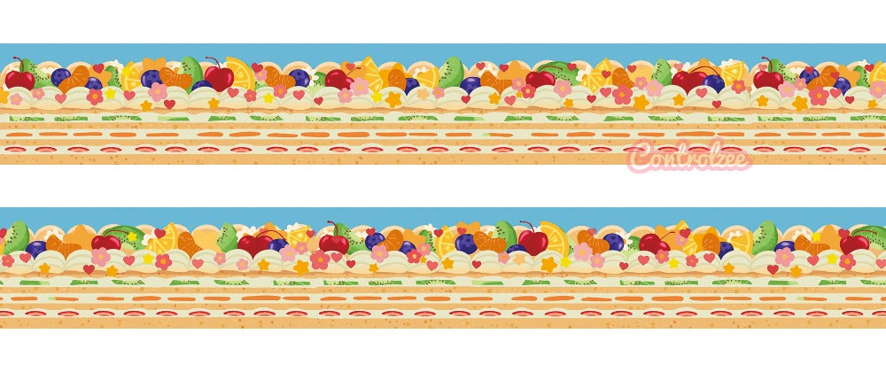 Fruit Cream Cake Washi Tape