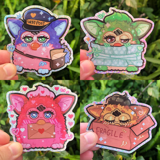 [Holo] Mail Furby Stickers